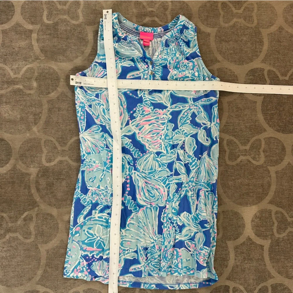 Lilly Pulitzer Mini Essie girls Dress- Blue Haven Pop Up Into The Deep